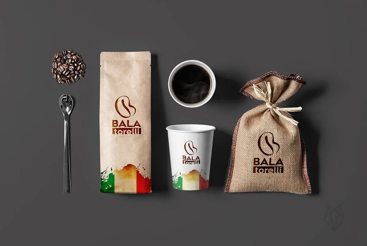 Bala Torelli / Mazaj Coffee — Branded cup and takeaway packaging — Tripoli — Libya