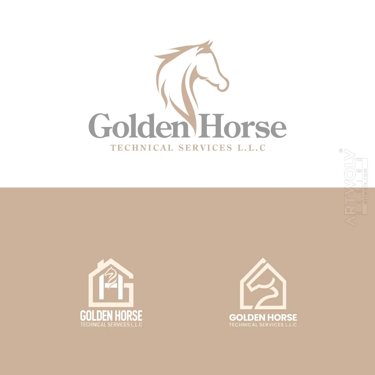 Golden Horse Technical Services L.L.C — Logo design and identity development — Dubai — United Arab Emirates