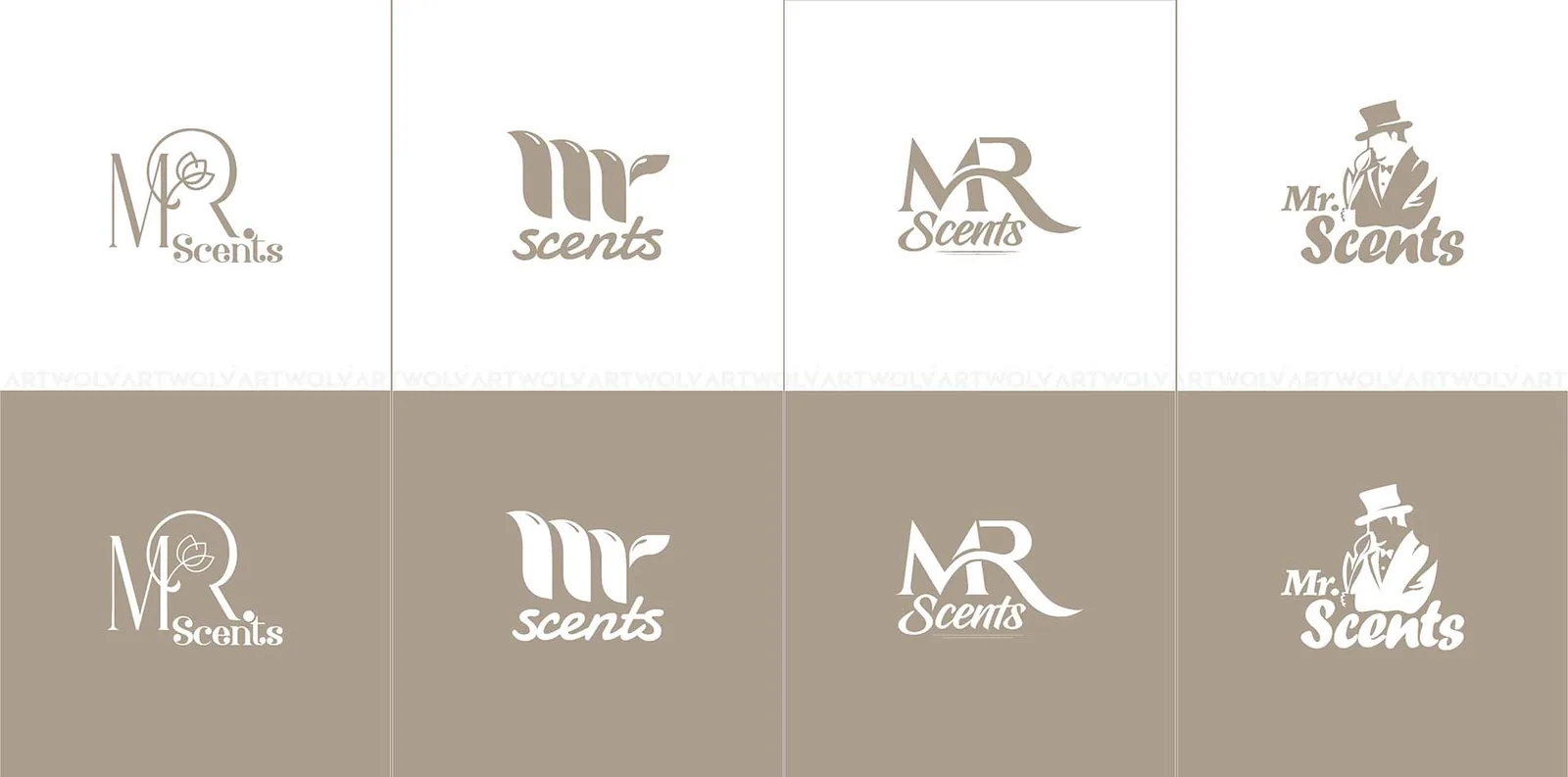 Mr. Scents — Logo design and identity development — Riyadh / UAE — Saudi Arabia & United Arab Emirates