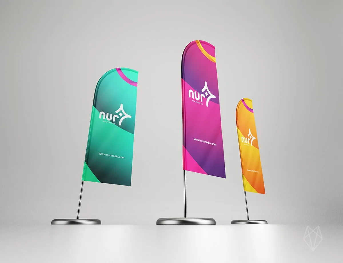 NUR Media — تصميم الشعار وتطوير الهوية — دبي — الإمارات العربية المتحدة