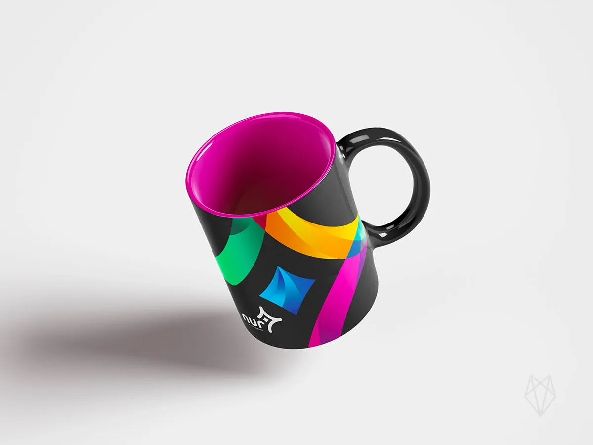 NUR Media — Branded mug and everyday identity application — Dubai — United Arab Emirates
