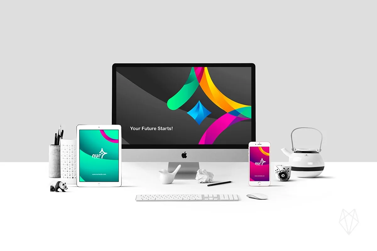 NUR Media — Website and interface direction — Dubai — United Arab Emirates