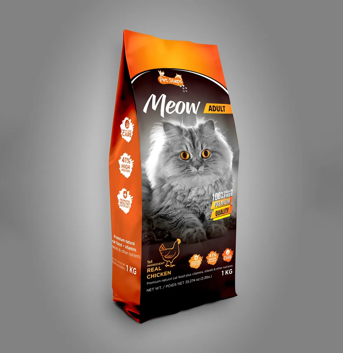 Pet Steps / Infinity International Trading — Product packaging and range application — Saudi Arabia & Türkiye