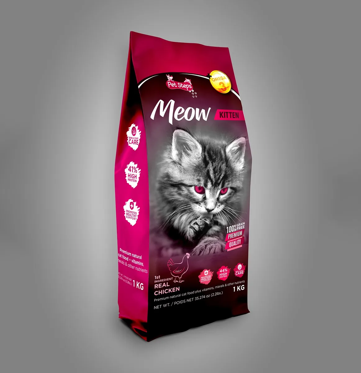 Pet Steps / Infinity International Trading — Product packaging and range application — Saudi Arabia & Türkiye